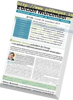 Edition Multimedia – novembre 2017