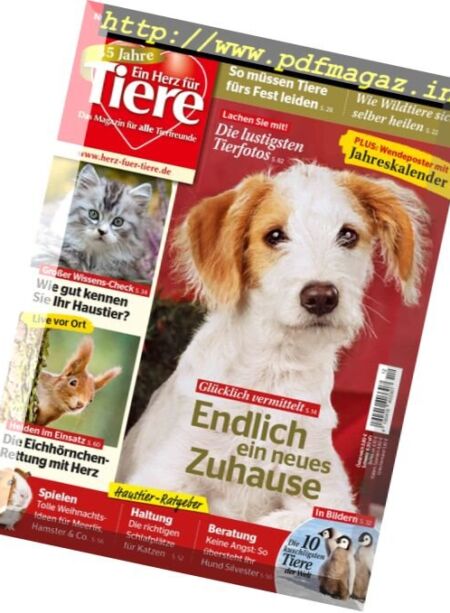 Ein Herz fur Tiere – Dezember 2017 Cover