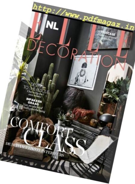 Elle Decoration Netherlands – Oktober-November 2017 Cover