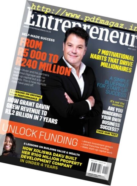 Entrepreneur Magazine South Africa – 1 November 2017 Cover