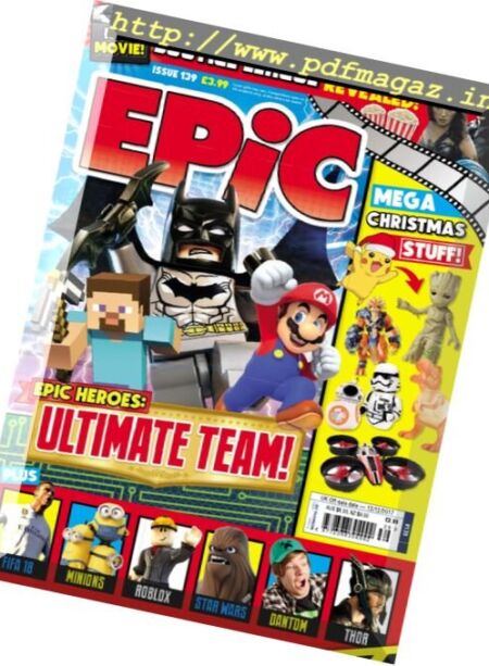 Epic Magazine – November 2017 Cover