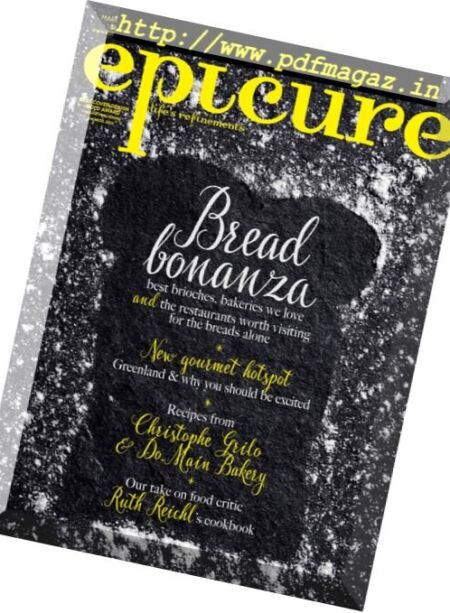 epicure Singapore – March 2016 Cover