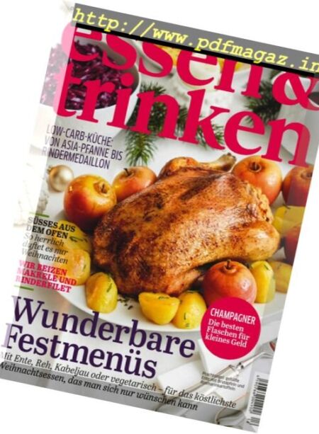 Essen & Trinken – Dezember 2017 Cover