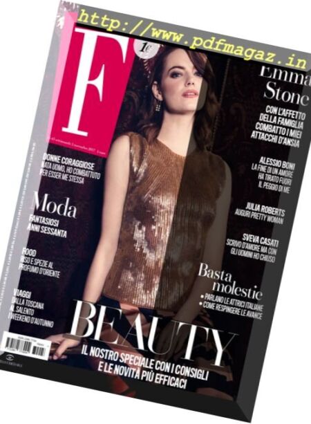 F – 1 Novembre 2017 Cover