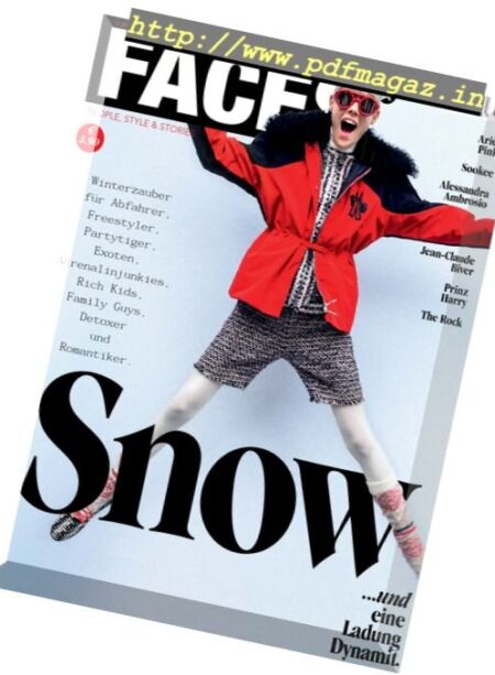 Faces Deutschland – Dezember 2017 Cover