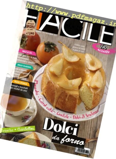 Facile Cucina – Novembre 2017 Cover