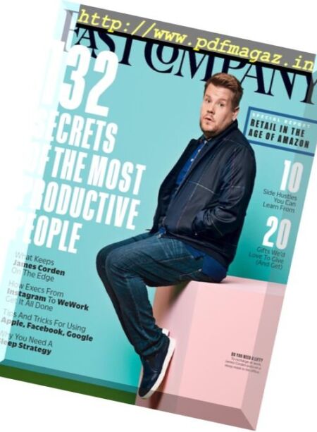 Fast Company – December 2017 Cover