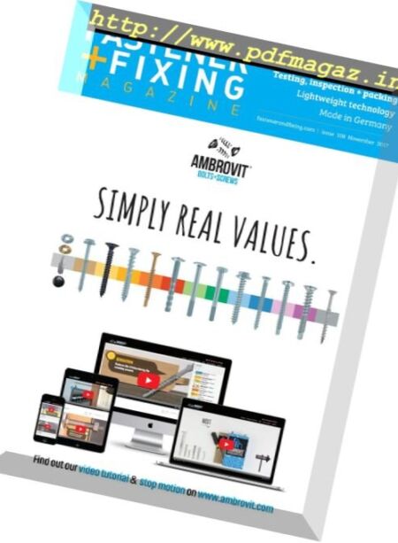 Fastener + Fixing – November 2017 Cover