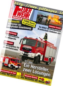 Feuerwehr – April 2013