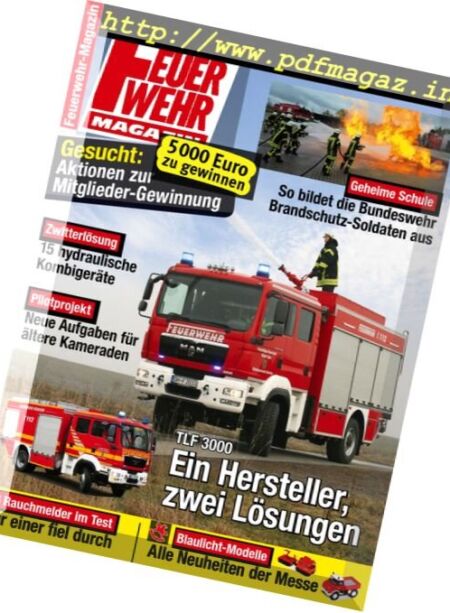 Feuerwehr – April 2013 Cover