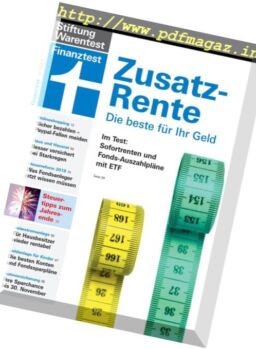 Finanztest – Dezember 2017