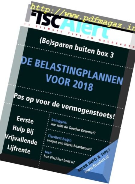 FiscAlert – Oktober 2017 Cover