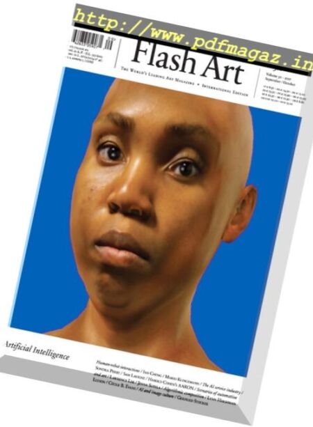 Flash Art International – September-October 2017 Cover