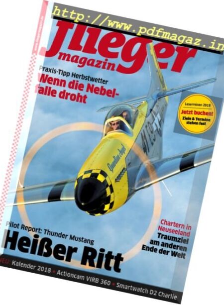 Fliegermagazin – November 2017 Cover