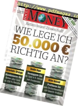 Focus Money – 1 November 2017