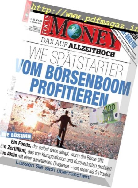 Focus Money – 18 Oktober 2017 Cover