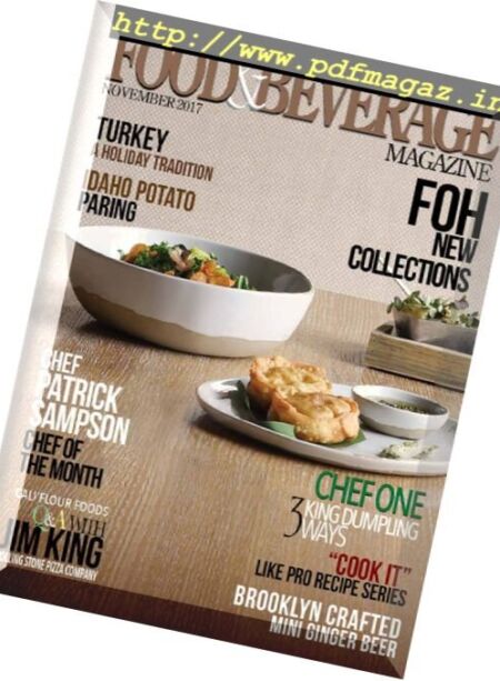 Food & Beverage – November 2017 Cover