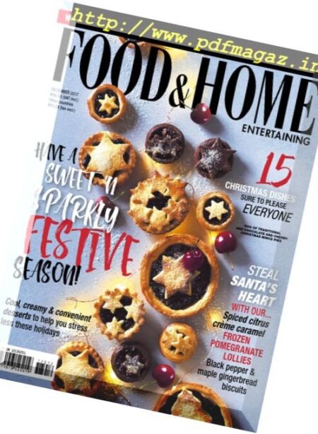 Food & Home Entertaining – December 2017 Cover