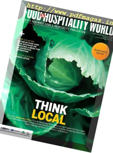 Food & Hospitality World – November 2017 Cover
