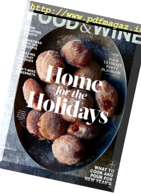 Food & Wine USA – December 2017 Cover
