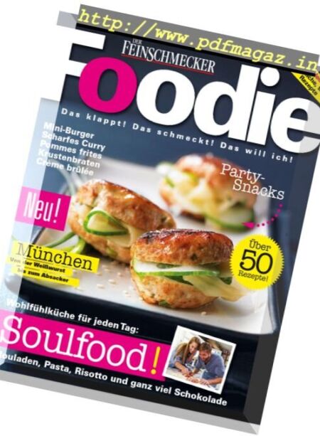 Foodie Germany – Januar 2016 Cover