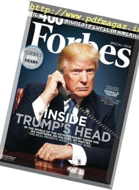 Forbes – 14 November 2017 Cover