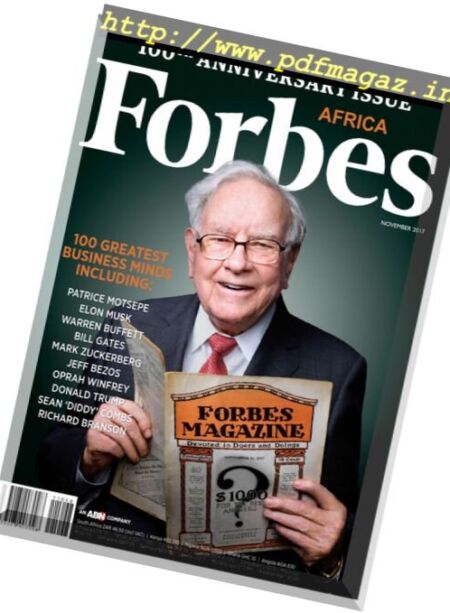 Forbes Africa – November 2017 Cover