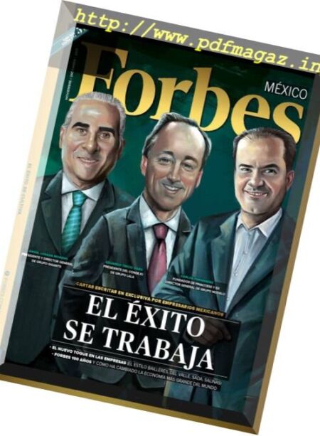 Forbes Mexico – noviembre 2017 Cover