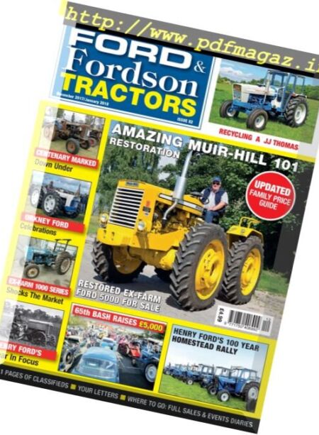 Ford & Fordson Tractors – December-January 2017 Cover