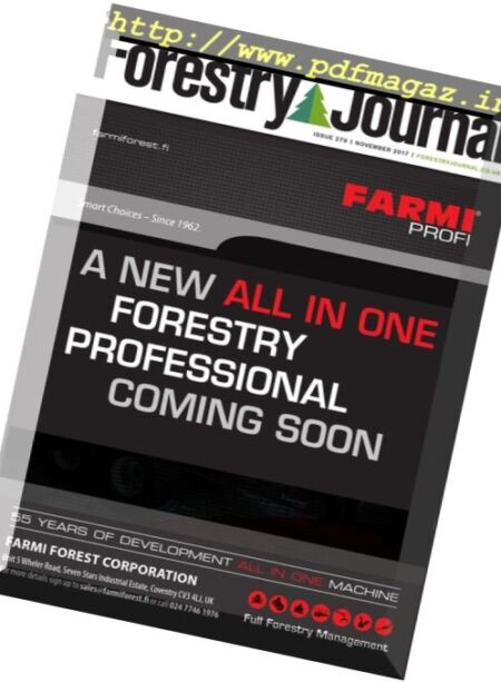 Forestry Journal – November 2017 Cover