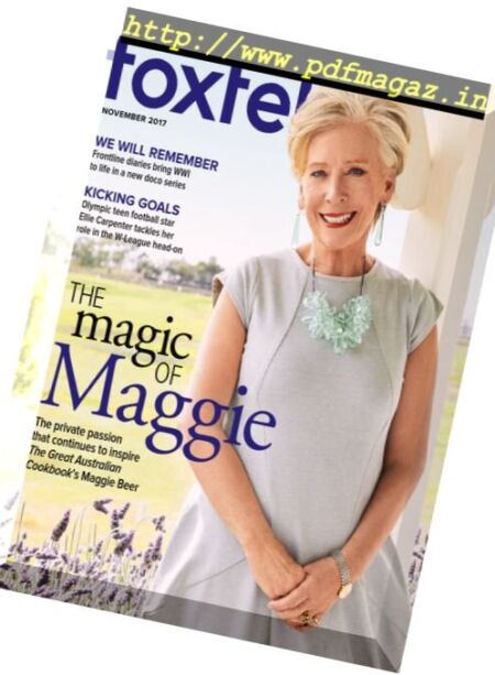 Foxtel Magazine – November 2017 Cover