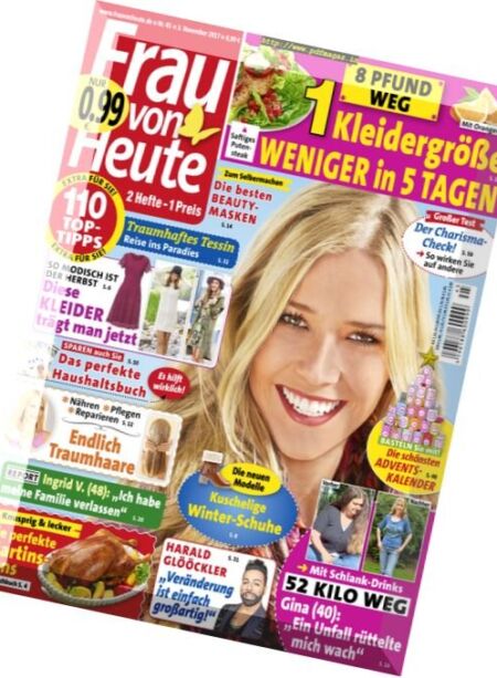 Frau von Heute – 3 November 2017 Cover