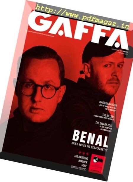 Gaffa Danmark – november 2017 Cover