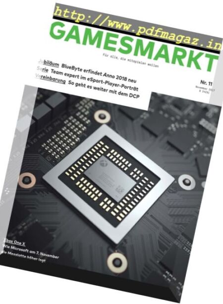 Gamesmarkt Germany – November 2017 Cover