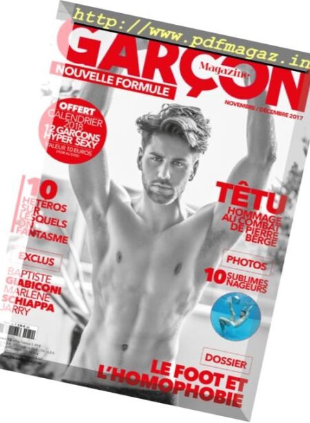 Garcon Magazine – novembre 2017 Cover
