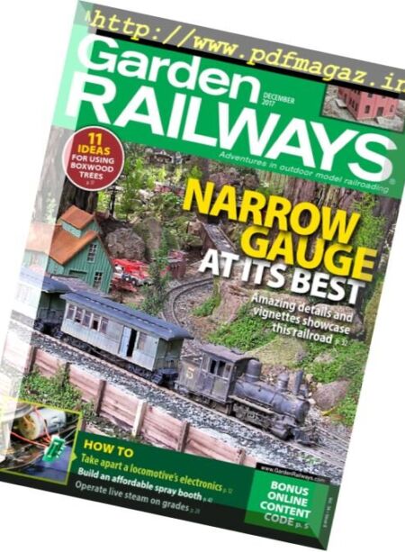 Garden Railways – December 2017 Cover