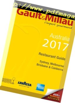 Gault & Millau Australia – 2017