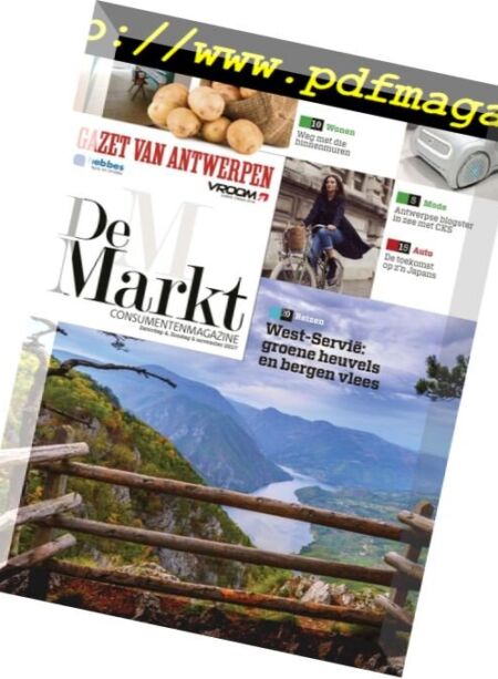 Gazet van Antwerpen De Markt – 4 november 2017 Cover