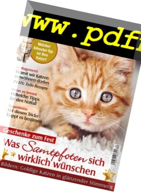 Geliebte Katze – Dezember 2017 Cover