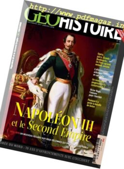 Geo Histoire – Decembre 2017 – Janvier 2018
