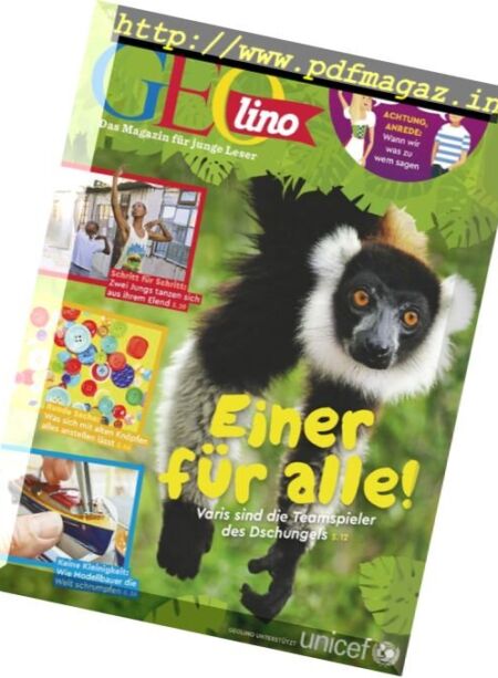 Geolino – November 2017 Cover