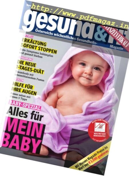 Gesund & Fit – 30 Oktober 2017 Cover