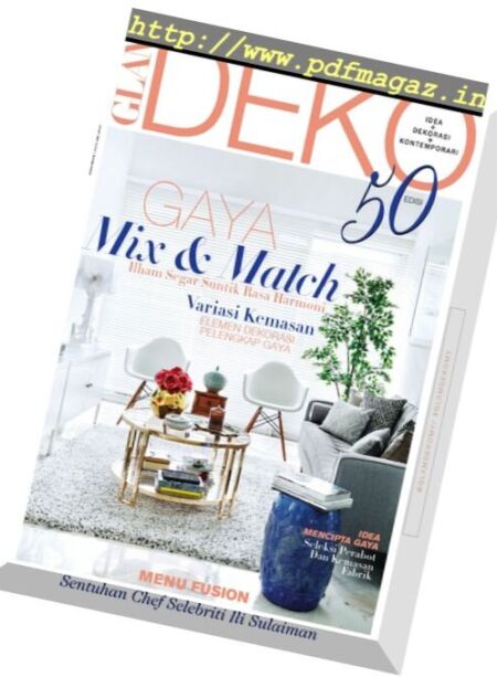 Glam Deko Malaysia – 4 Disember 2017 Cover