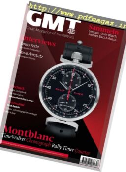 GMT – Great Magazine of Timepieces (German-English) – November 2017