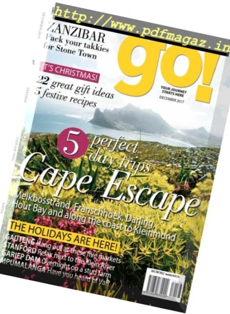go! South Africa – December 2017 Cover