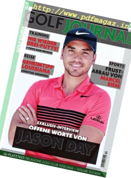 Golf Journal – November 2017 Cover