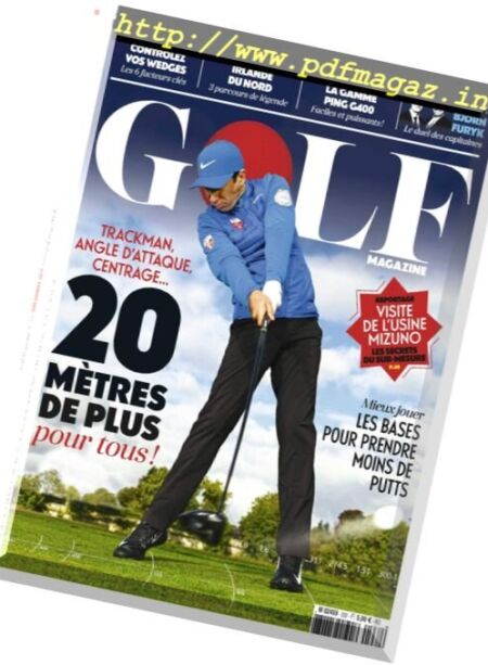 Golf Magazine France – Decembre 2017 Cover