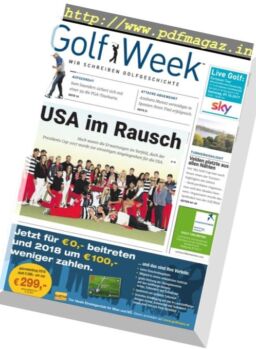 Golf Week – 6 Oktober 2017