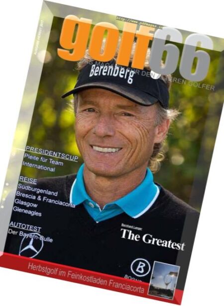 Golf66 – Herbst 2017 Cover