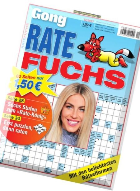 Gong Ratefuchs – Dezember 2017 Cover
